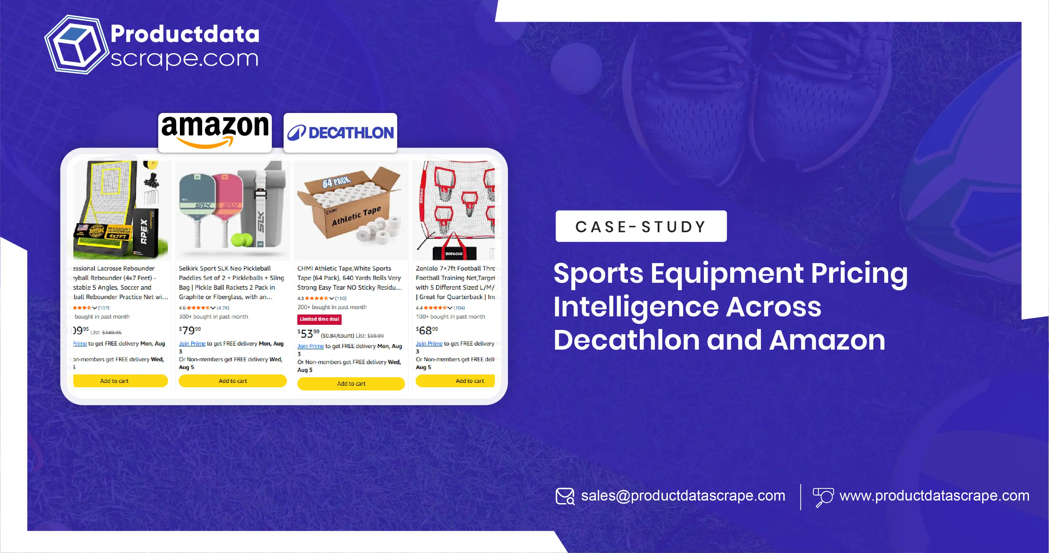 Sports Equipment Pricing Intelligence Across Decathlon and Amazon